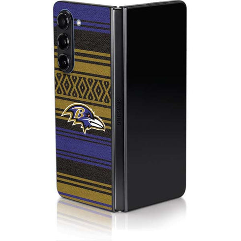 NFL Baltimore Ravens Trailblazer Galaxy Z Fold5 5G Skin